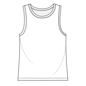 Fashion sewing patterns for Tank top 6030